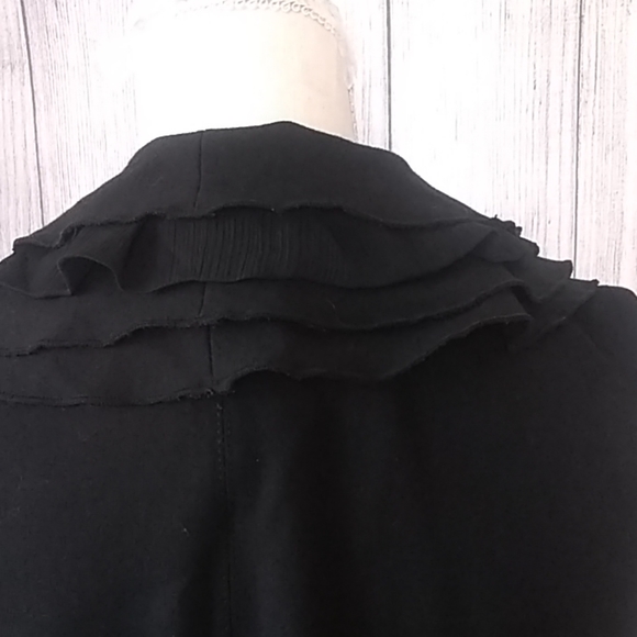 Alfani Vest Faux Fur. Black Size M - Picture 5 of 8